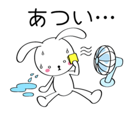 Furi Furi white rabbit sticker #2948663