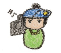 kokeshichan sticker #2948994