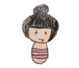 kokeshichan sticker #2948999