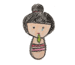 kokeshichan sticker #2949004