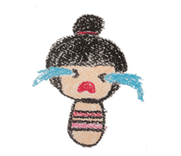 kokeshichan sticker #2949007