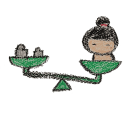 kokeshichan sticker #2949011
