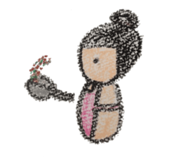 kokeshichan sticker #2949012