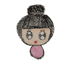 kokeshichan sticker #2949013