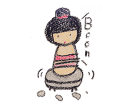 kokeshichan sticker #2949014
