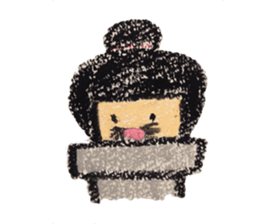 kokeshichan sticker #2949019