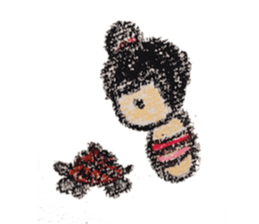kokeshichan sticker #2949020