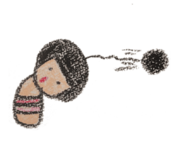 kokeshichan sticker #2949025