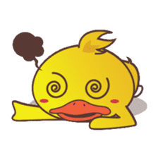 Dindin, the cute little duck sticker #2949309