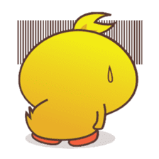 Dindin, the cute little duck sticker #2949310