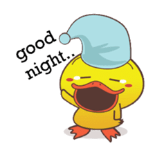 Dindin, the cute little duck sticker #2949311