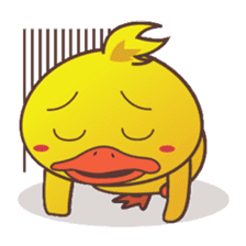 Dindin, the cute little duck sticker #2949314