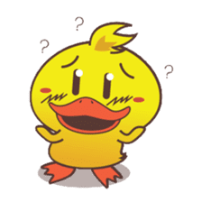 Dindin, the cute little duck sticker #2949318
