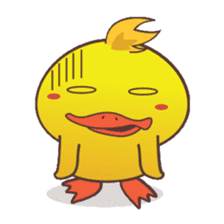 Dindin, the cute little duck sticker #2949320