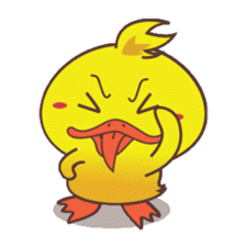 Dindin, the cute little duck sticker #2949321