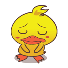 Dindin, the cute little duck sticker #2949322