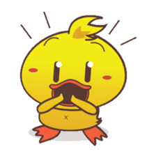 Dindin, the cute little duck sticker #2949325