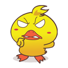 Dindin, the cute little duck sticker #2949326