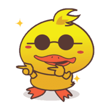 Dindin, the cute little duck sticker #2949328