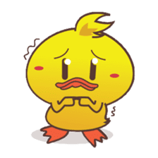 Dindin, the cute little duck sticker #2949331