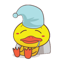 Dindin, the cute little duck sticker #2949333
