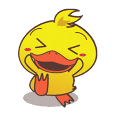 Dindin, the cute little duck sticker #2949335