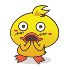 Dindin, the cute little duck sticker #2949338