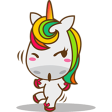 Magi, sweet and cute unicorn sticker #2949907
