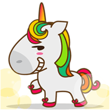 Magi, sweet and cute unicorn sticker #2949909