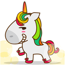 Magi, sweet and cute unicorn sticker #2949909