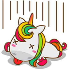 Magi, sweet and cute unicorn sticker #2949913