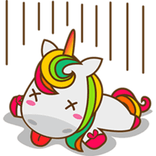 Magi, sweet and cute unicorn sticker #2949913
