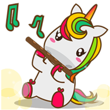 Magi, sweet and cute unicorn sticker #2949914