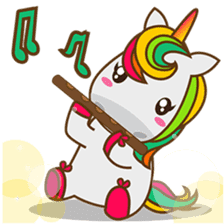 Magi, sweet and cute unicorn sticker #2949914