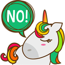 Magi, sweet and cute unicorn sticker #2949915