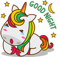 Magi, sweet and cute unicorn sticker #2949917
