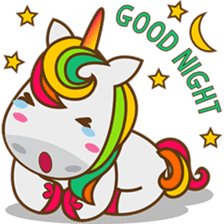 Magi, sweet and cute unicorn sticker #2949917