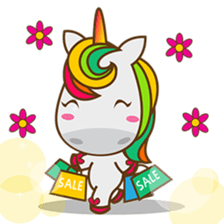 Magi, sweet and cute unicorn sticker #2949918