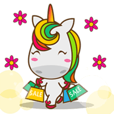 Magi, sweet and cute unicorn sticker #2949918