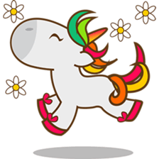 Magi, sweet and cute unicorn sticker #2949919