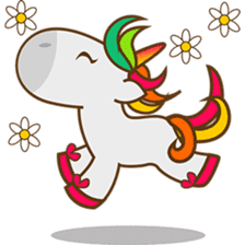 Magi, sweet and cute unicorn sticker #2949919