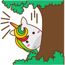Magi, sweet and cute unicorn sticker #2949920