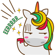 Magi, sweet and cute unicorn sticker #2949923
