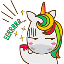 Magi, sweet and cute unicorn sticker #2949923