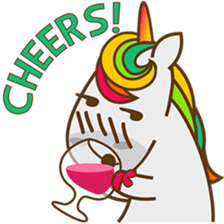 Magi, sweet and cute unicorn sticker #2949926