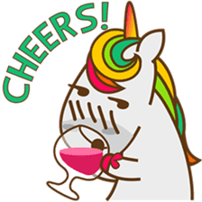 Magi, sweet and cute unicorn sticker #2949926