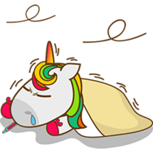 Magi, sweet and cute unicorn sticker #2949928