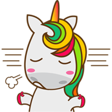 Magi, sweet and cute unicorn sticker #2949929