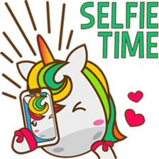 Magi, sweet and cute unicorn sticker #2949930