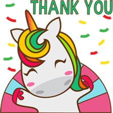 Magi, sweet and cute unicorn sticker #2949931